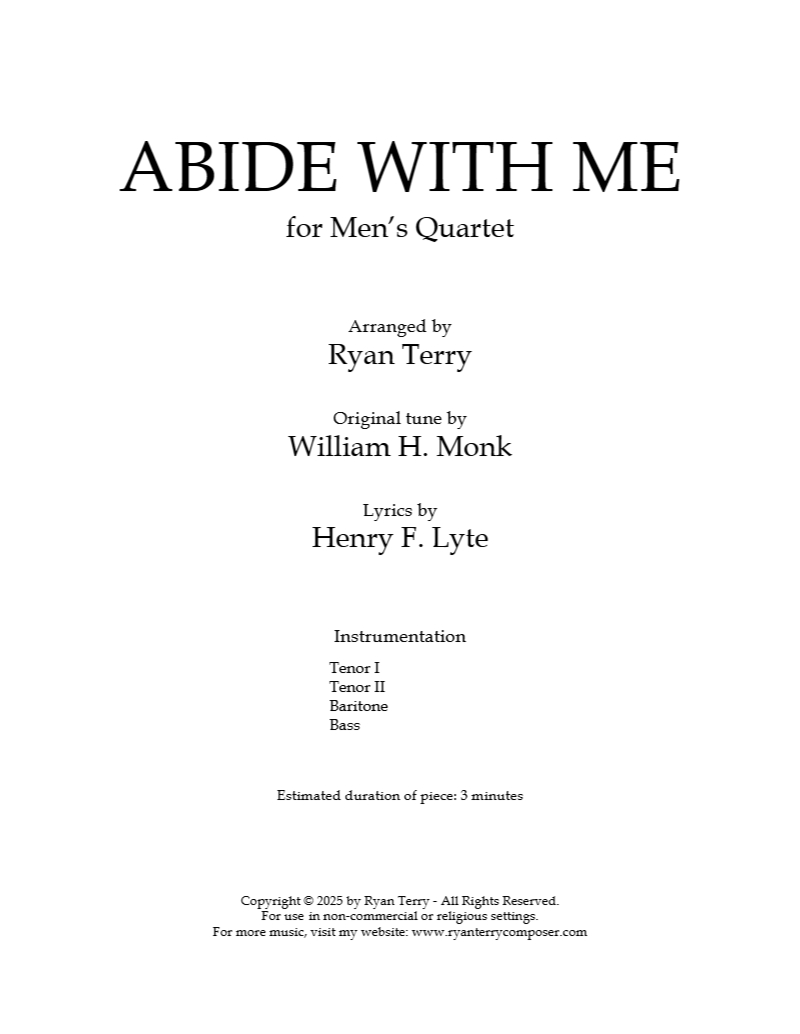 Fantasy for Alto Saxophone and Piano | Ryan Terry
